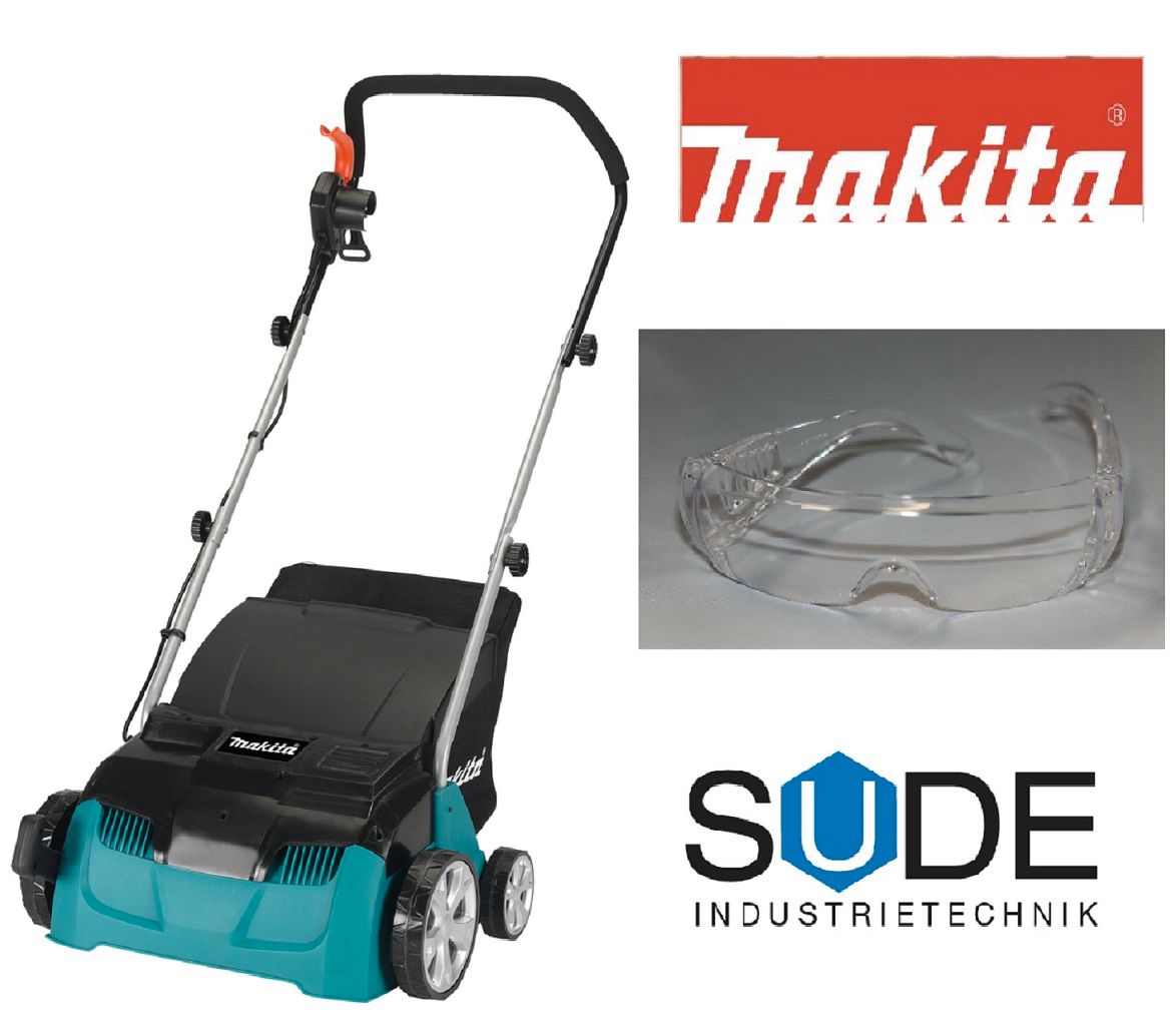 Makita UV3200 Elektro-Vertikutierer 230V+Schutzbrille