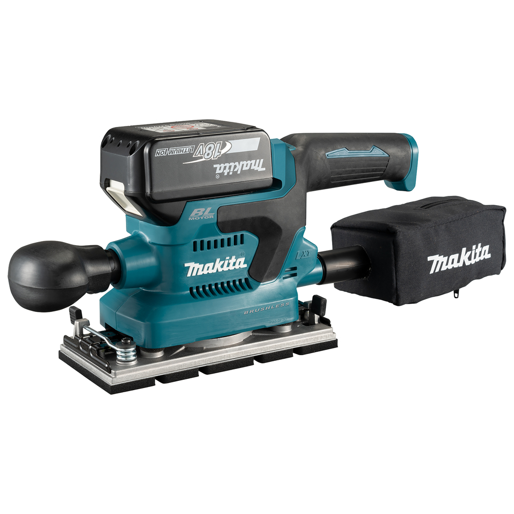 Makita DBO382Z +Schutzbrille, ohne Zubehör