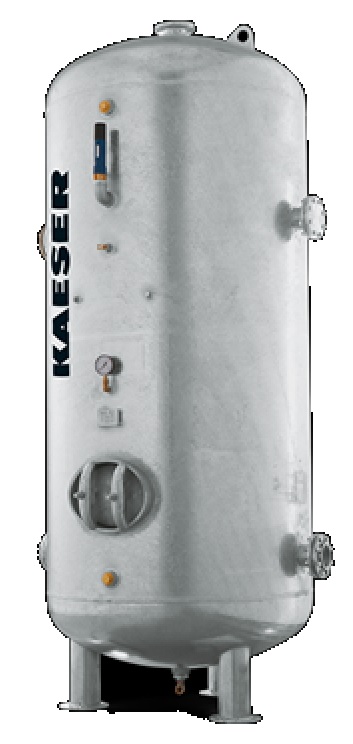 10000 Liter Druckluftbehälter stehend, verzinkt - 16 bar