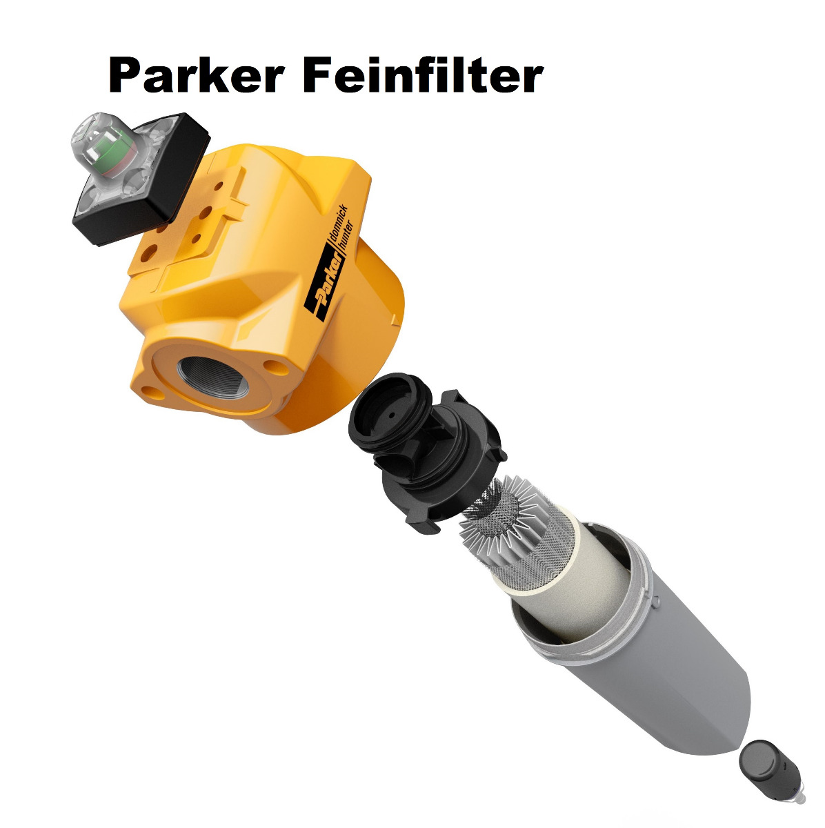 1 1/2" PARKER Feinfilter AA (0,01 µm) bis 6,6 m³/min