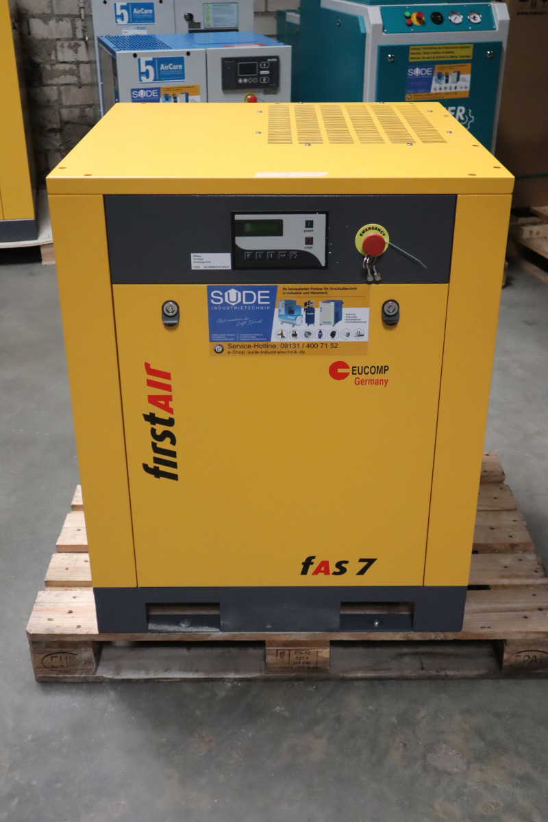 7,5 kW Schraubenkompressor FirstAir FAS7 Werkstattkompressor 1,05 m³/min