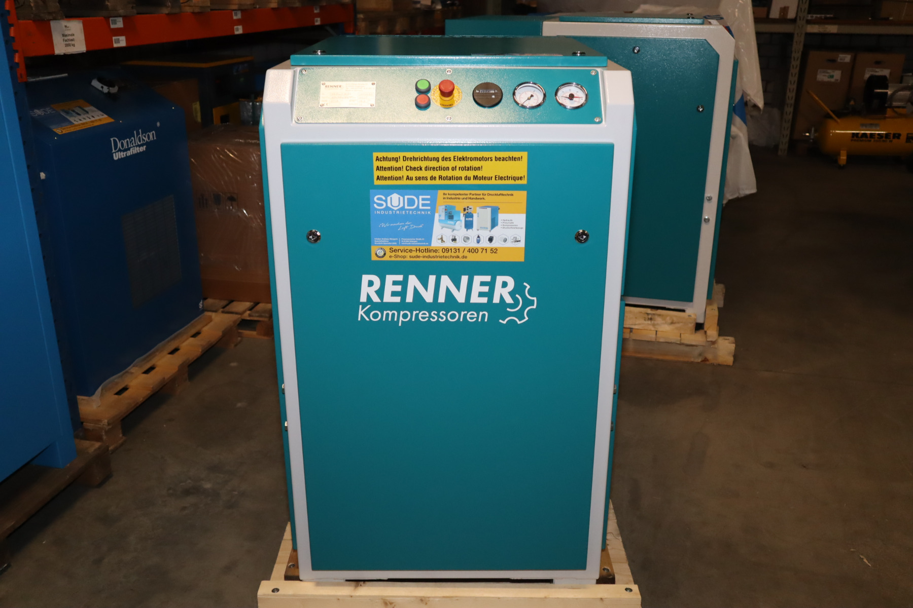 18,5 kW Schraubenkompressor 2620 l/min Renner RS 18,5